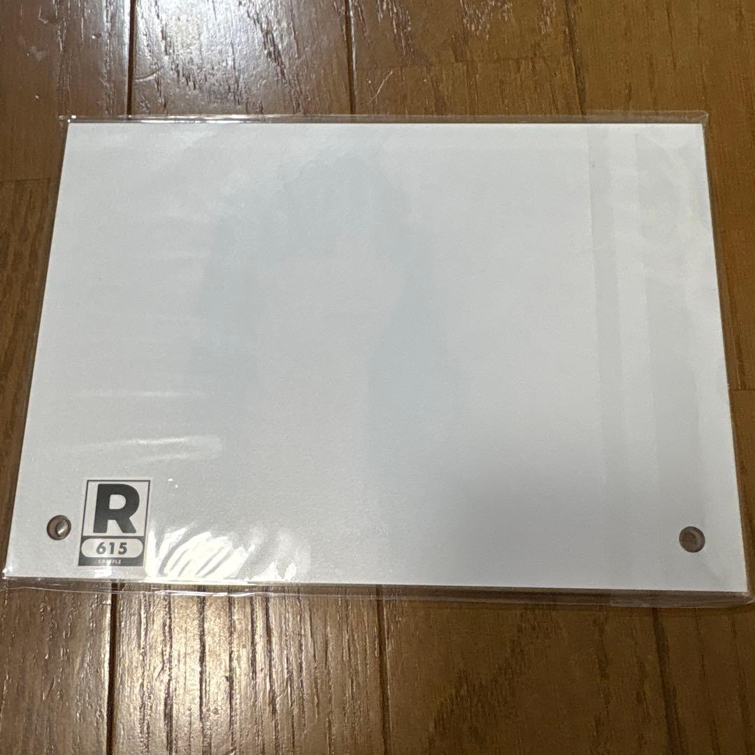 ラッフルくじ 松本かれん 直筆サインアクリルパネル かがみ ルームウェア衣装