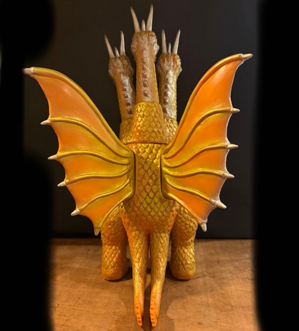 マーミット　キングギドラ　ソフビ　ビニパラ