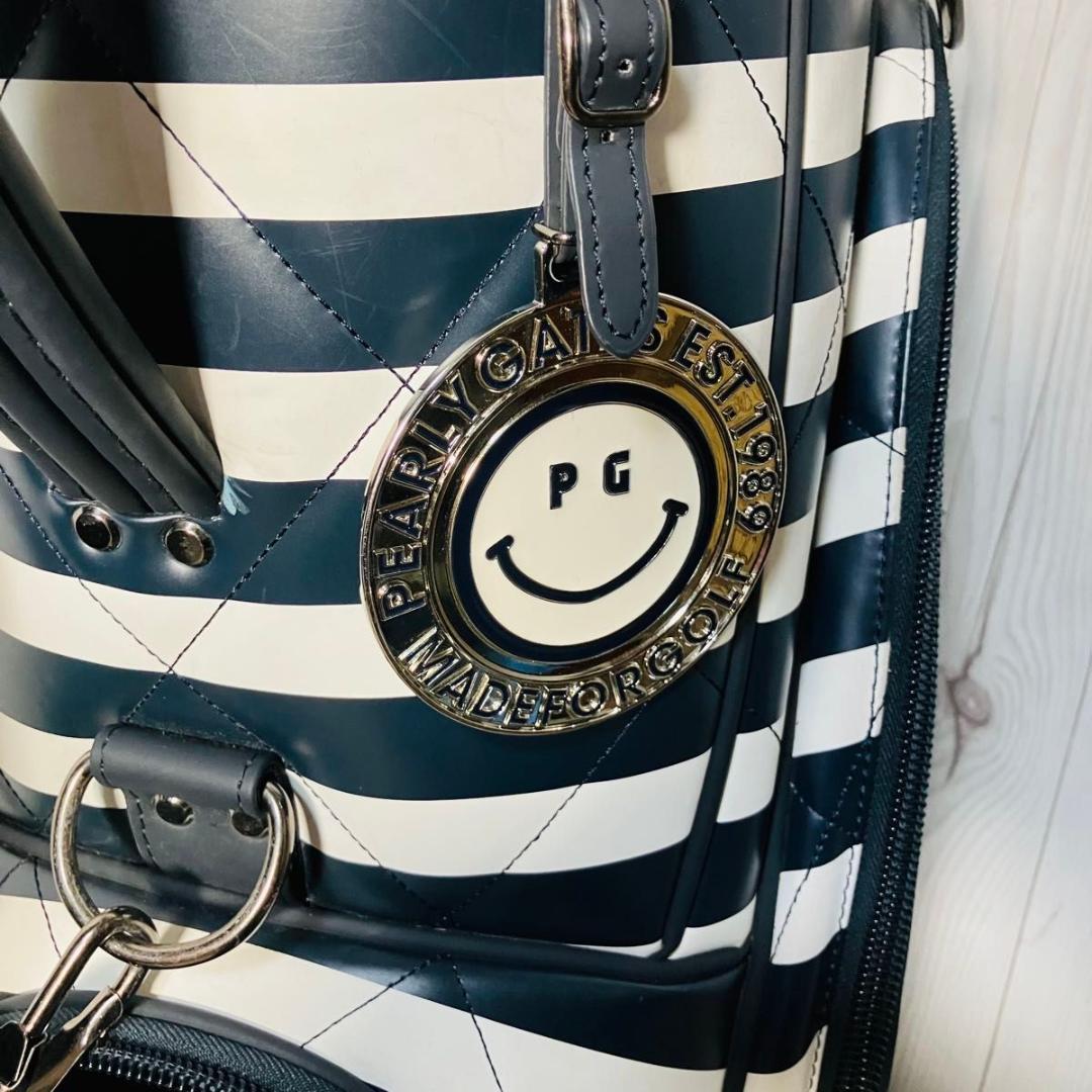 【希少】PEARLY GATES キャディバッグ ロゴボーダー パーリーゲイツ