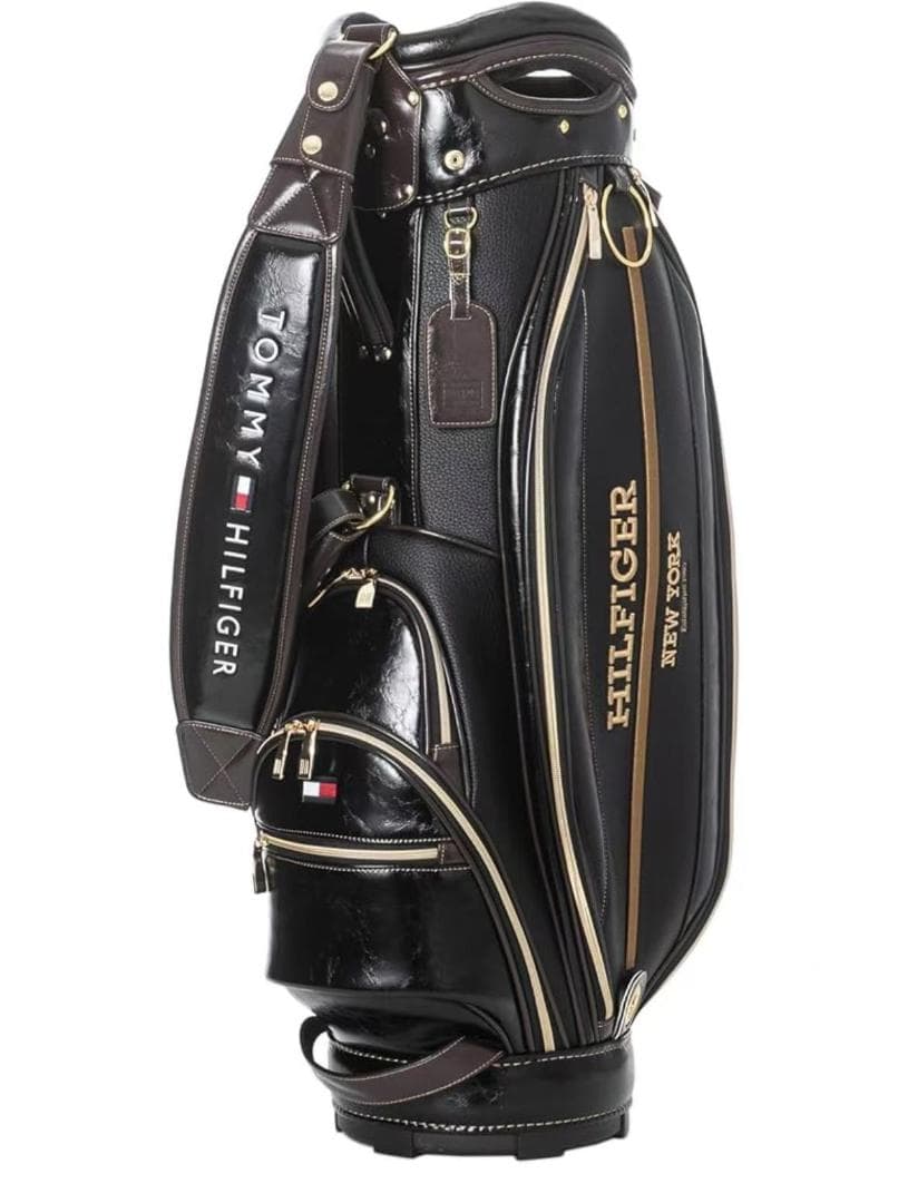 トミーヒルフィガー ブラック キャディバッグ