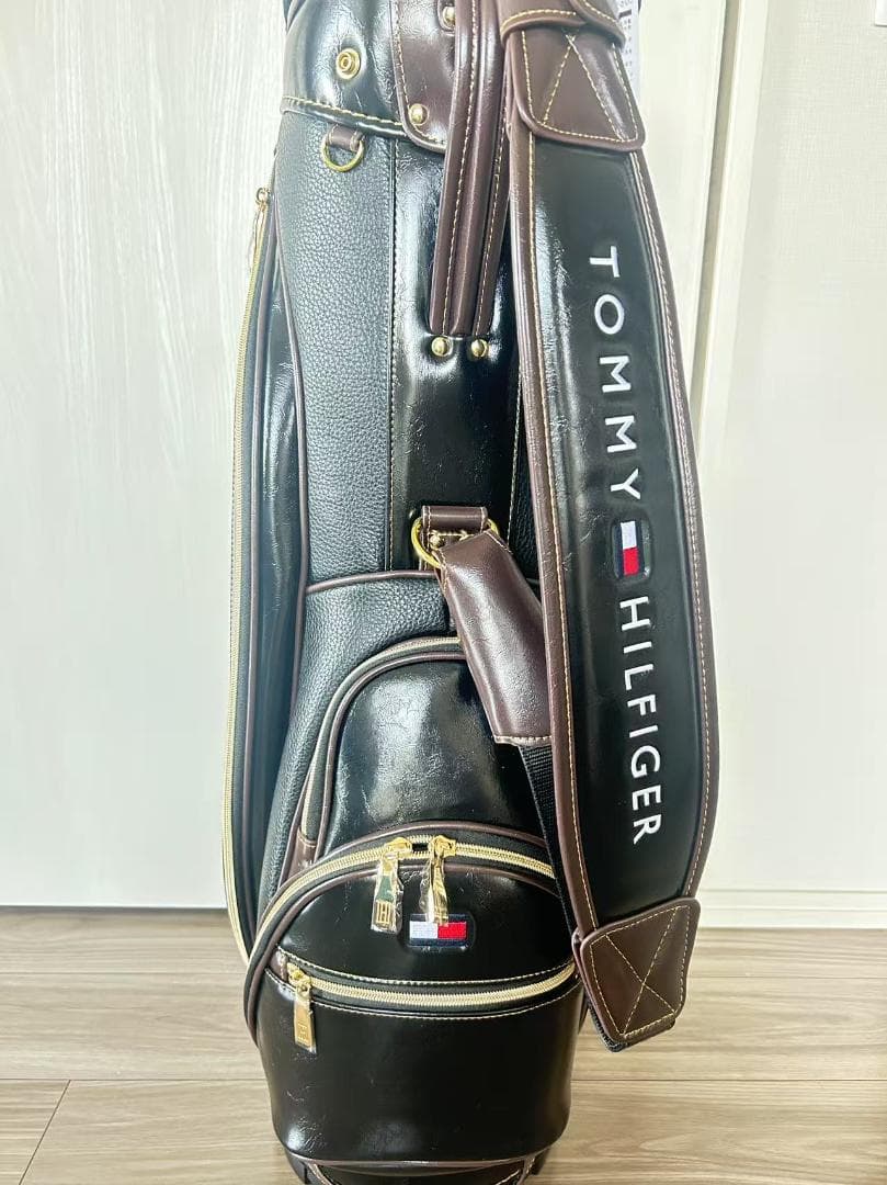 トミーヒルフィガー ブラック キャディバッグ