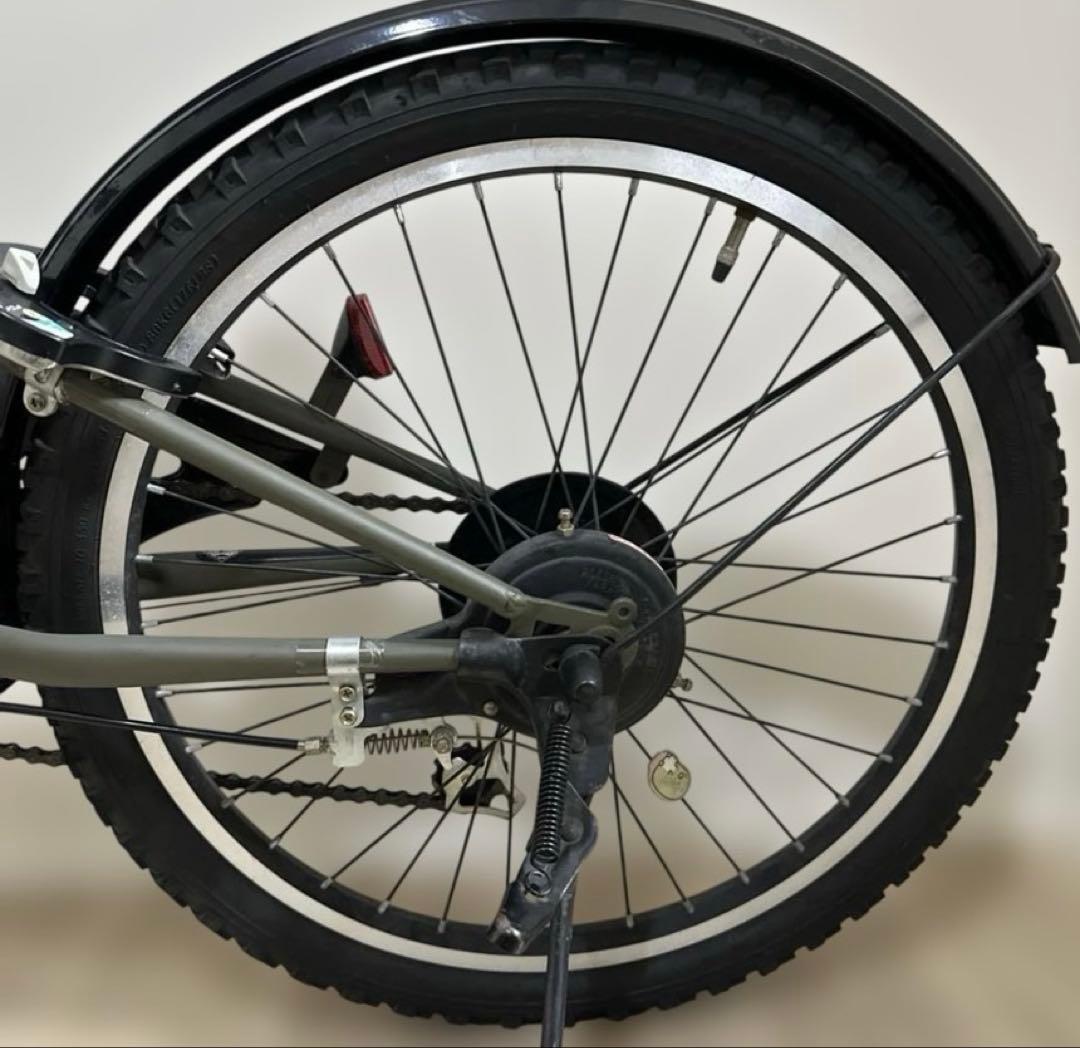 Jeep ジープ　キッズバイク オリーブグリーン 前カゴ付き　自転車　22インチ