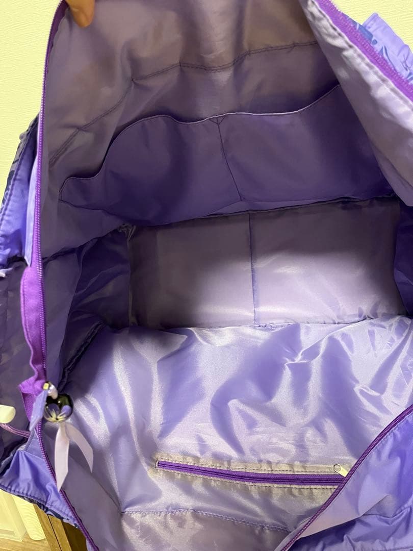 フラダンス　大判トートバック　パープル