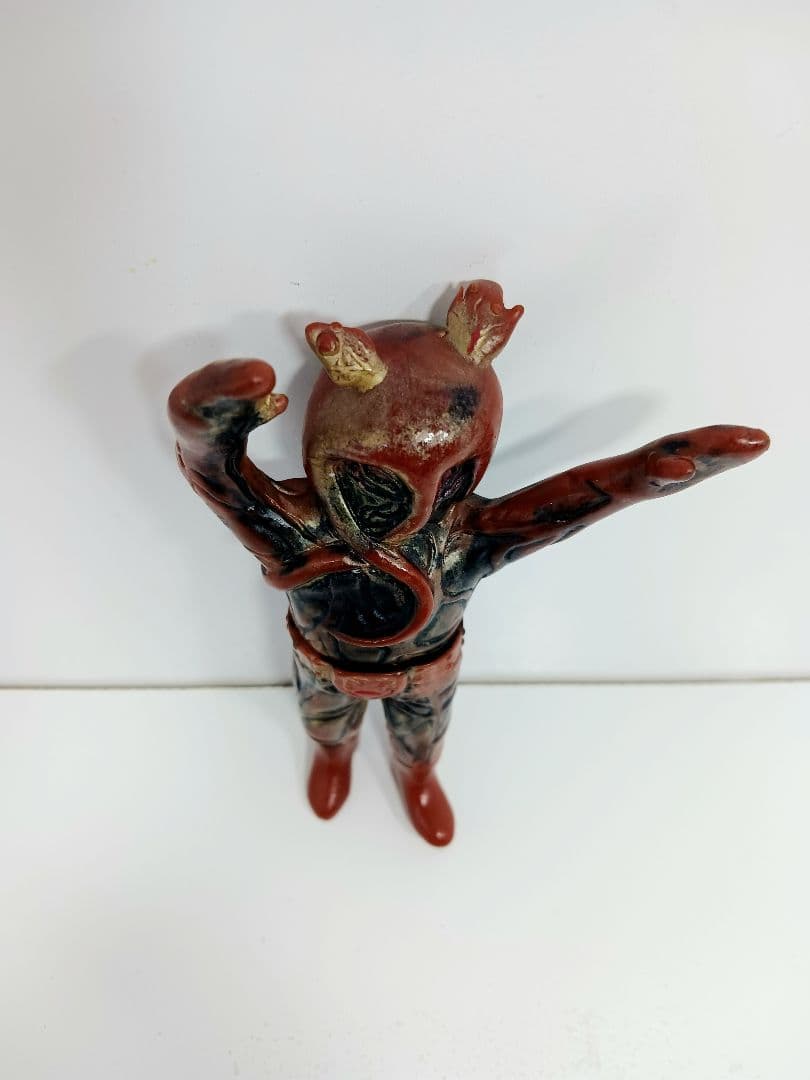 当時物 ポピー 仮面ライダー 怪人トリカブト ソフビ