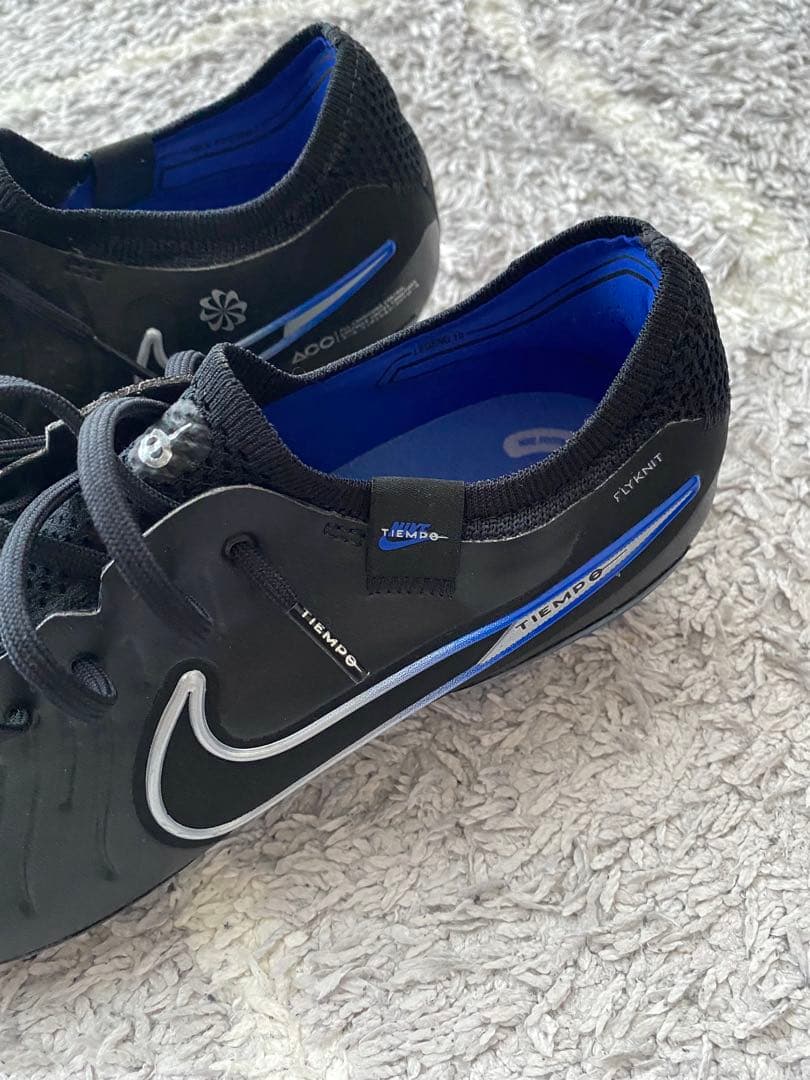 NIKE ティエンポ 人工芝 26.5 黒 新品未使用 サッカースパイク 袋付き