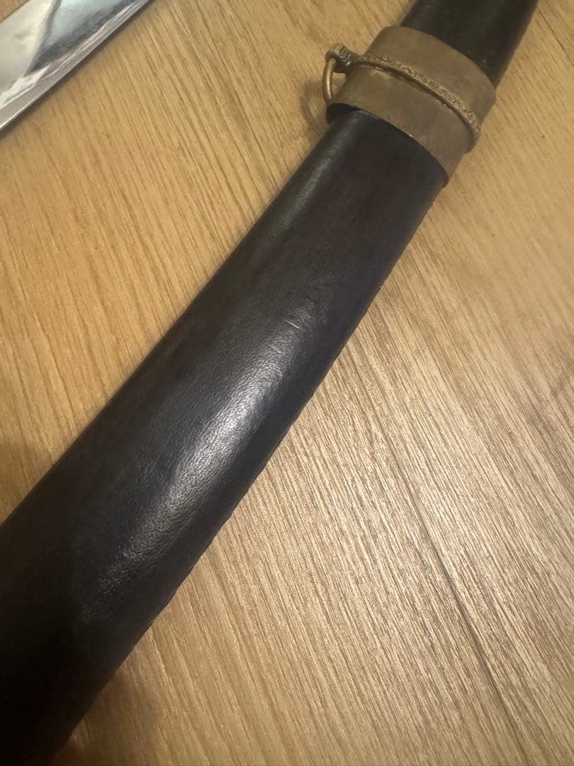 【鞘付き】ベリーダンス用 ソード（シミター）頭上静止用加工済・ヒョウ柄装飾