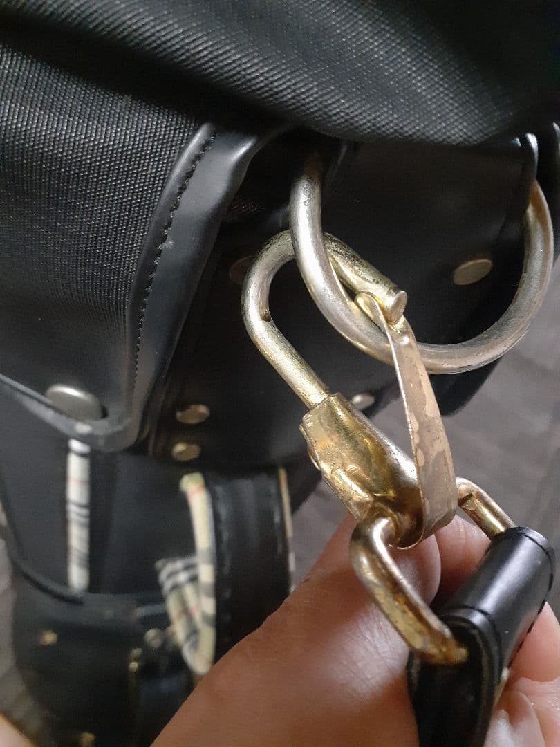 桜希少 バーバリー BURBERRY キャディバッグ ゴルフ