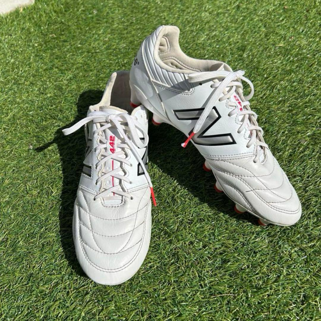 New Balance 442 サッカーシューズ ホワイト/レッド