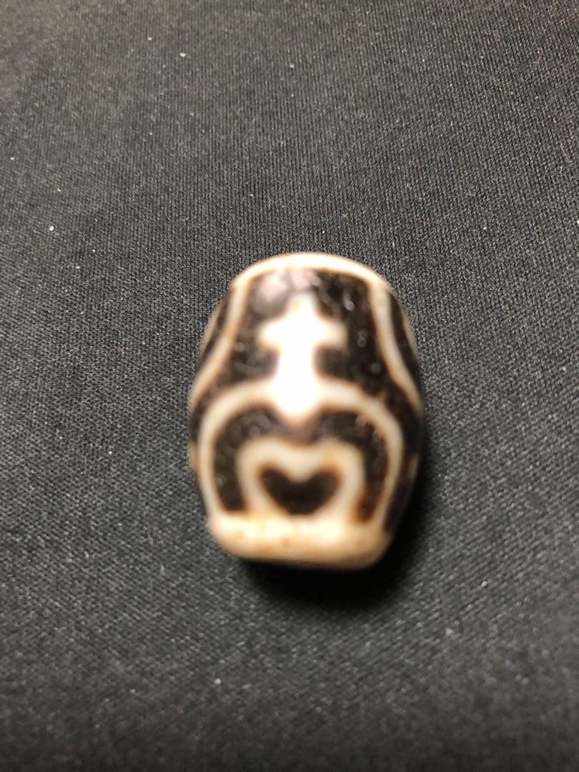 上肯天珠‼️西蔵老礦手工伝承樽型蓮華宝瓶天珠