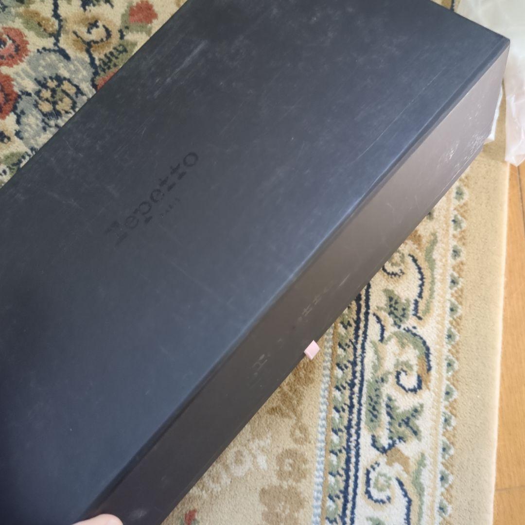 repetto ビーガンレザー バレエシューズ 黒 36