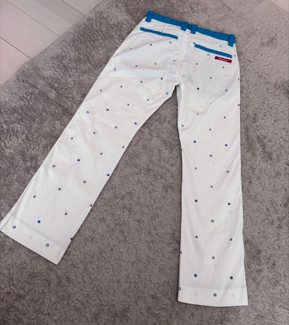 【美品】ラッセルノ　ゴルフパンツ　ロングパンツ　サイズ5　　Lサイズ　白