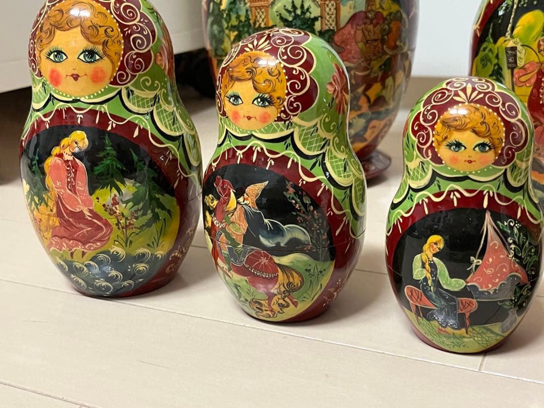 マトリョーシカ　ロシア　15体