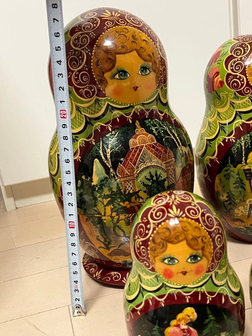 マトリョーシカ　ロシア　15体