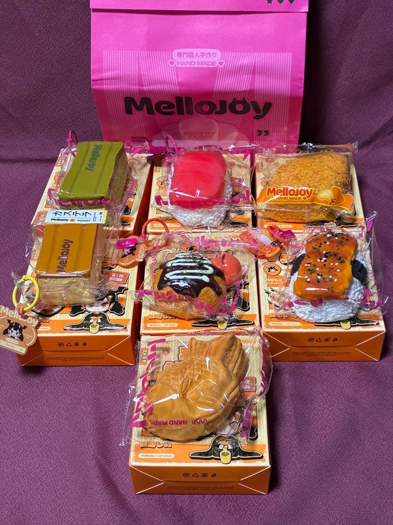 Mellojoy スクイーズ　和食シリーズセット