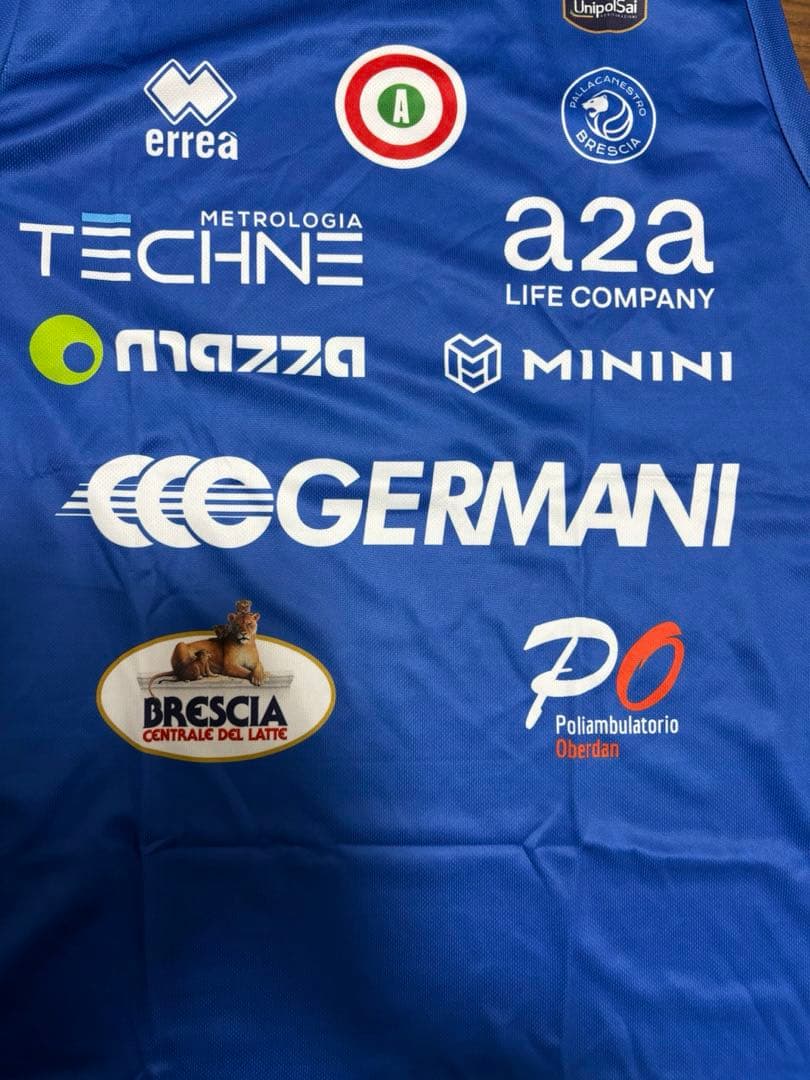 【新品・日本未発売】イタリア スポンサー ウェア セリエA ノースリーブ　シャツ