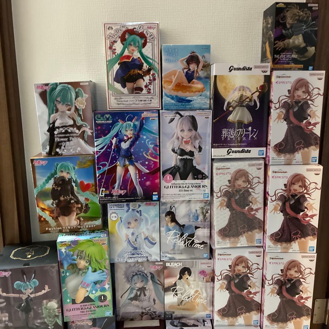 初音ミク　美少女　プライズフィギュア　まとめ売り25体セット