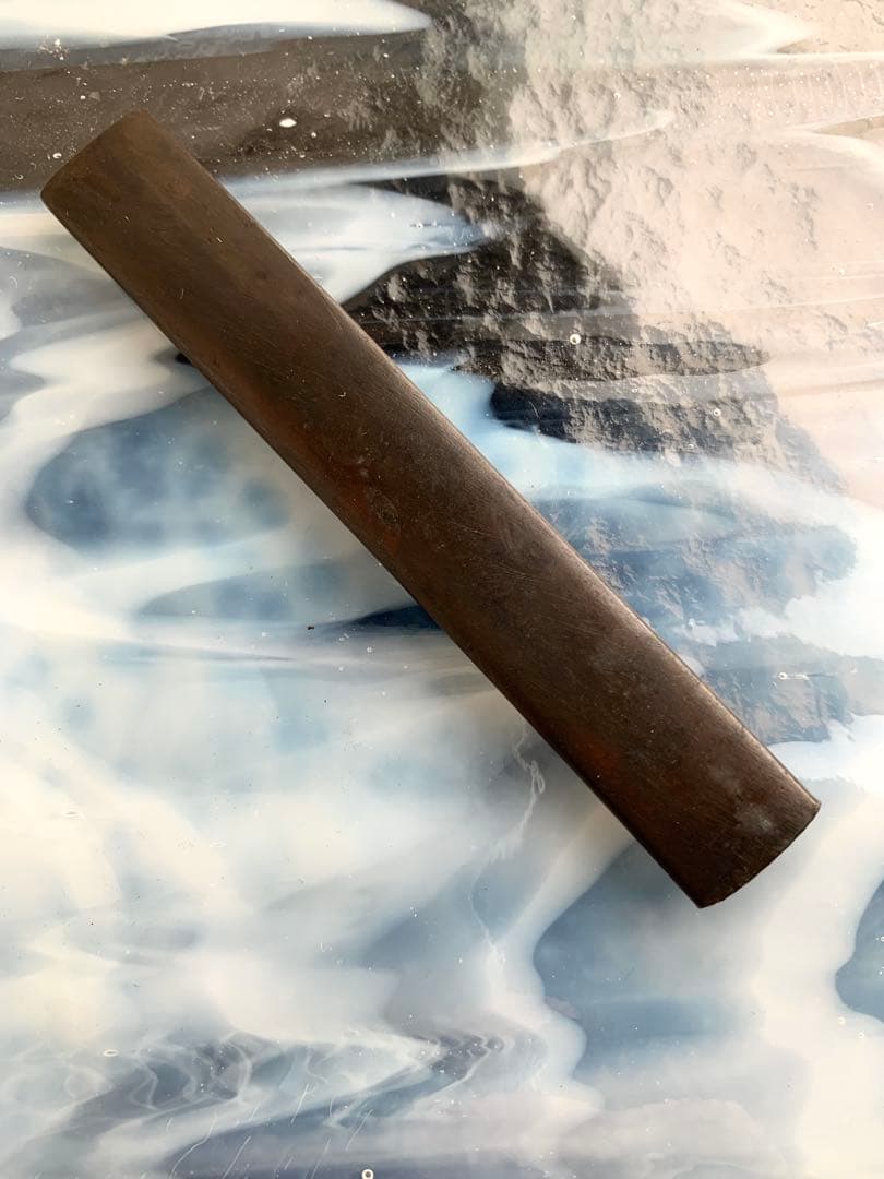 山水画図柄小柄袋　刀装具