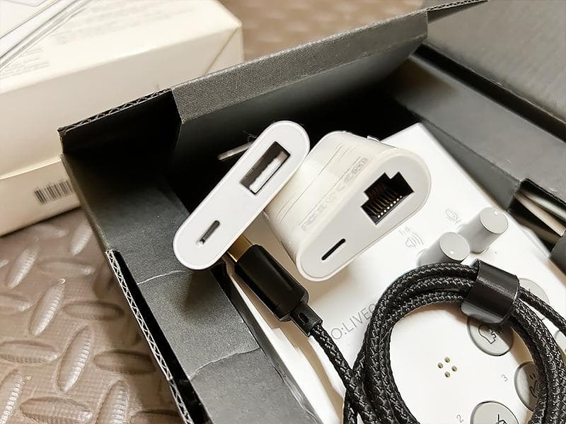 GO:LIVECAST 配信機器 Roland（iPhoneアダプタ2個付美品）