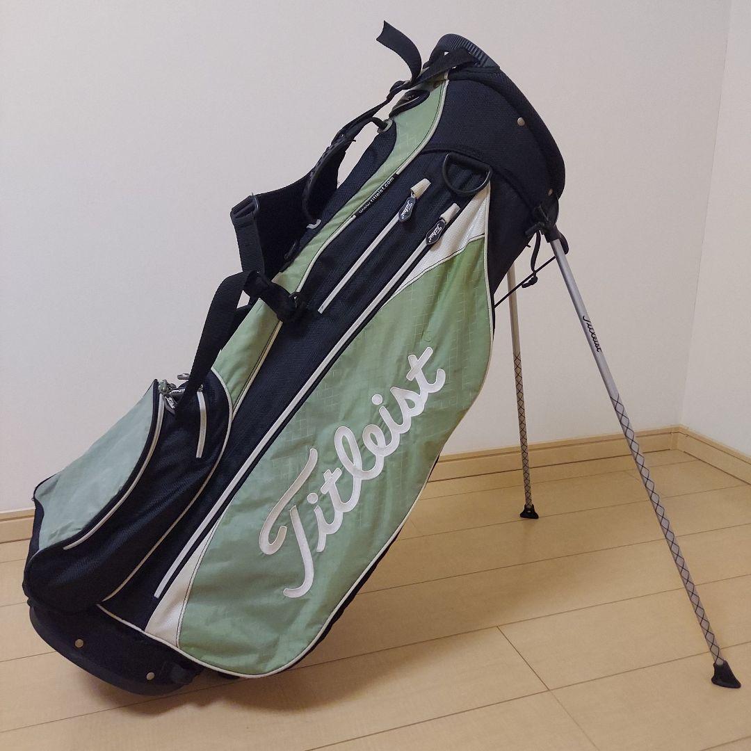 Titleist タイトリスト 軽量 キャディバック スタンド ライムグリーン