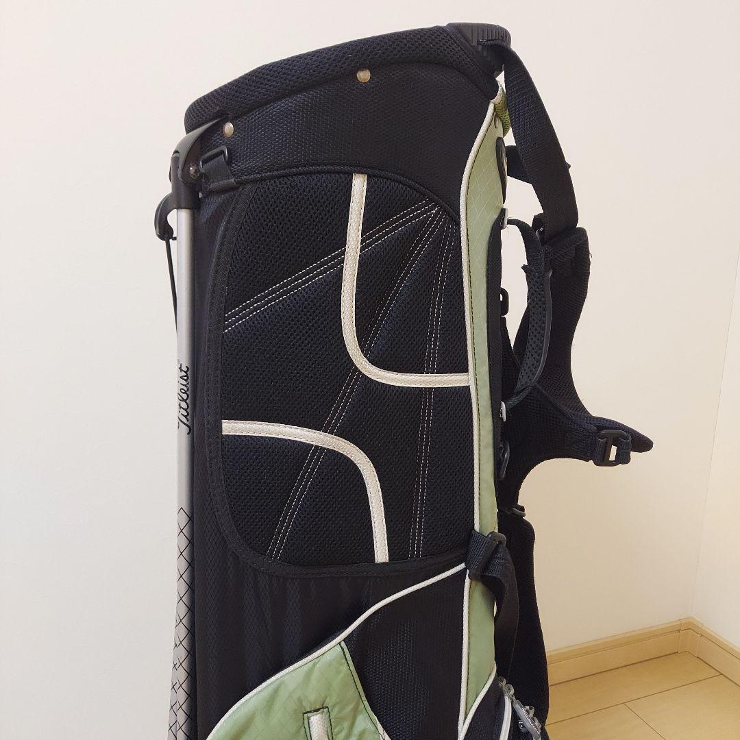 Titleist タイトリスト 軽量 キャディバック スタンド ライムグリーン