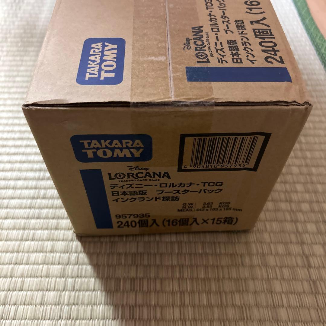ディズニー ロルカナ TCG 日本語版 インクランド探訪　未開封　カートン