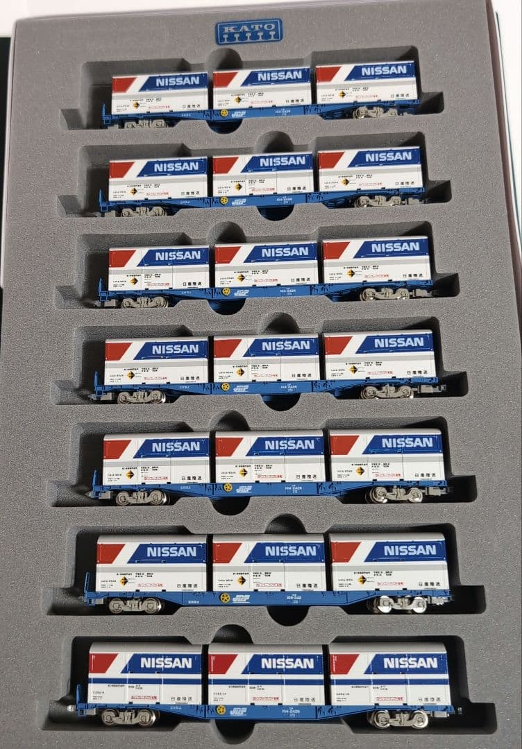 KATO Nゲージ NISSANコンテナ 7両セット　中古品