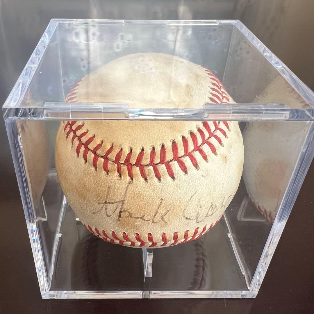 【至宝】ハンク・アーロン 直筆サイン入り MLB公式ボール（フィーニー会長時代）