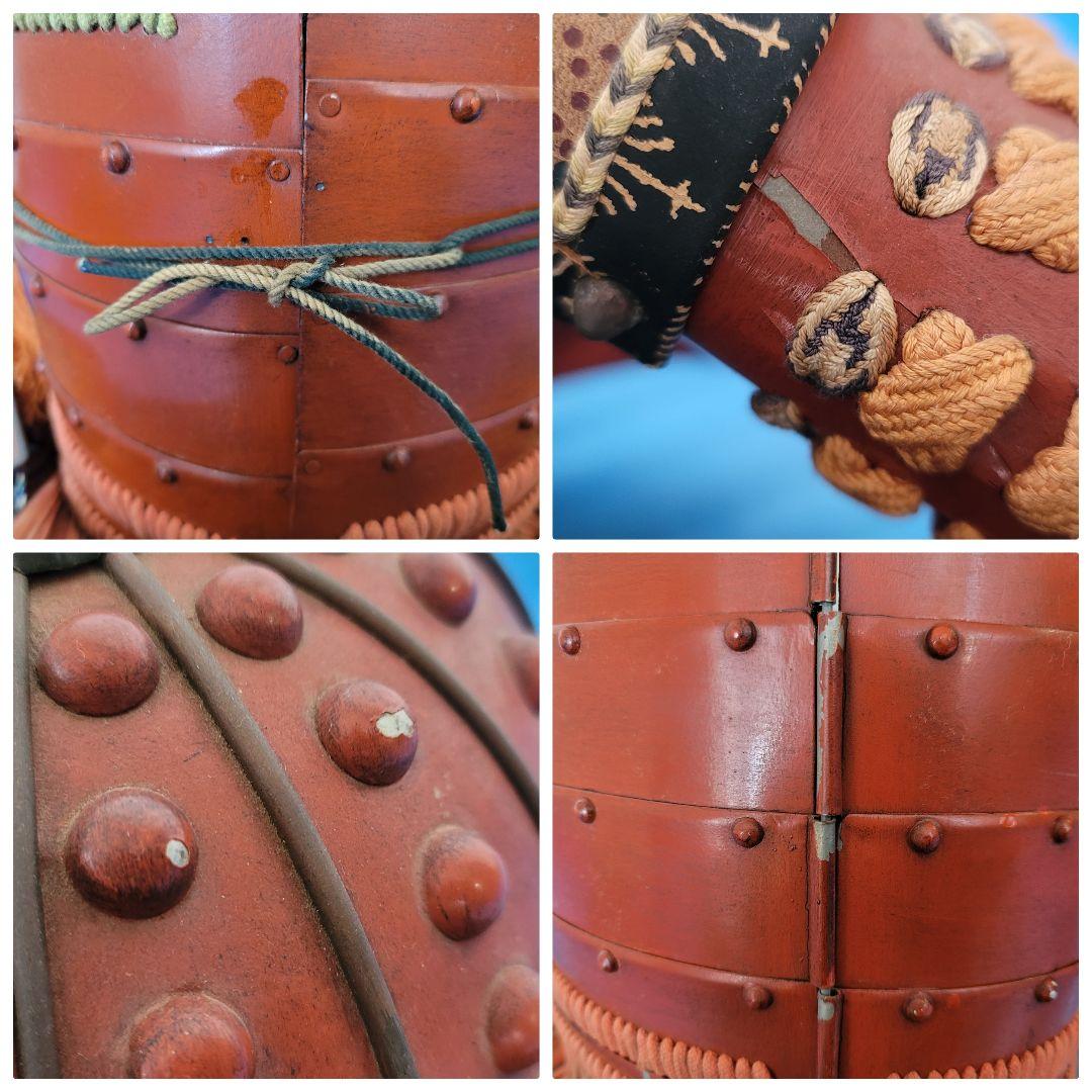 伝統的日本甲冑　赤備え　鎧兜　甲冑　武具　具足　鎧　兜　等身大