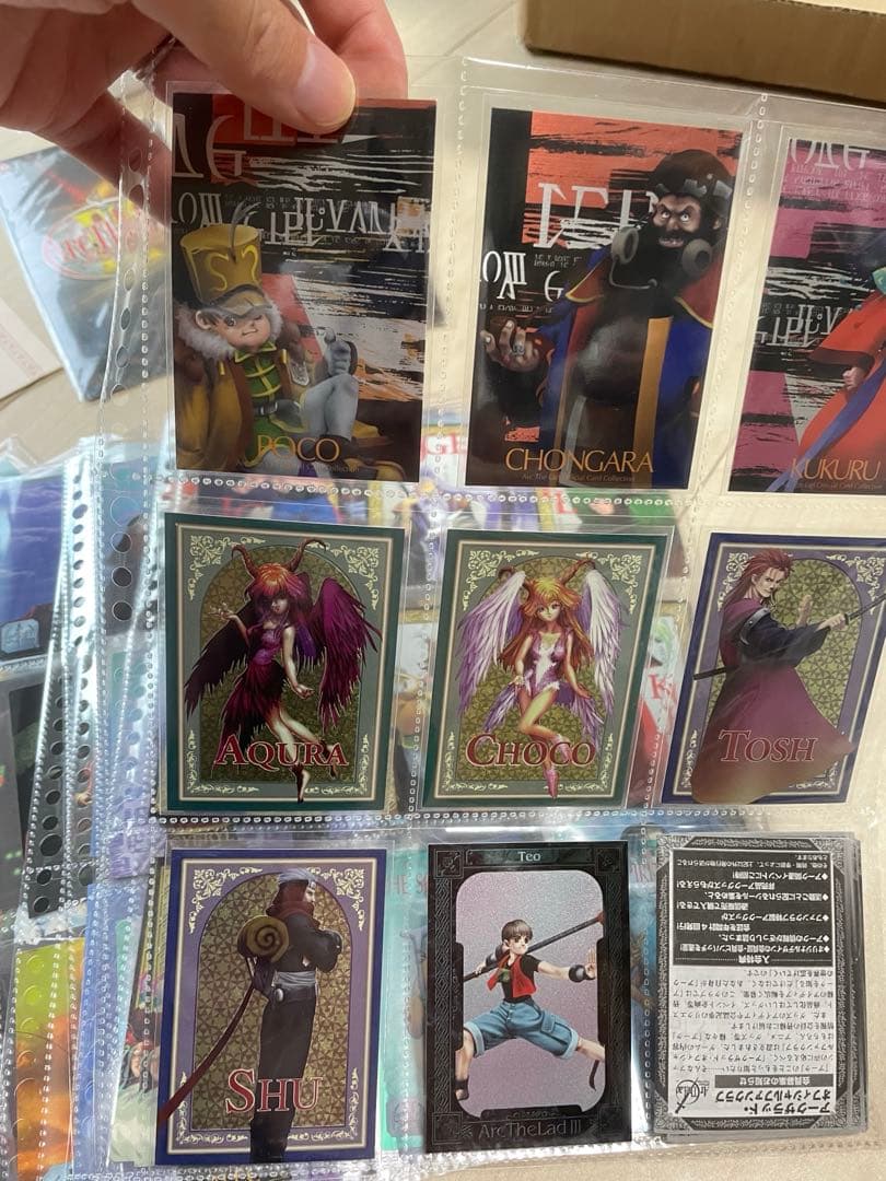 アークザラッド1・2オフィシャルカードコレクショまとめプロモ付き