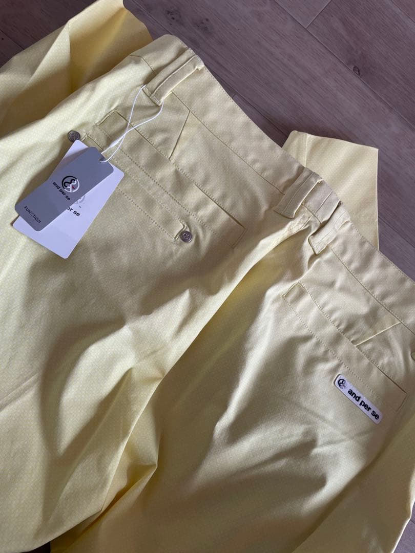 新品　and per se ゴルフパンツ