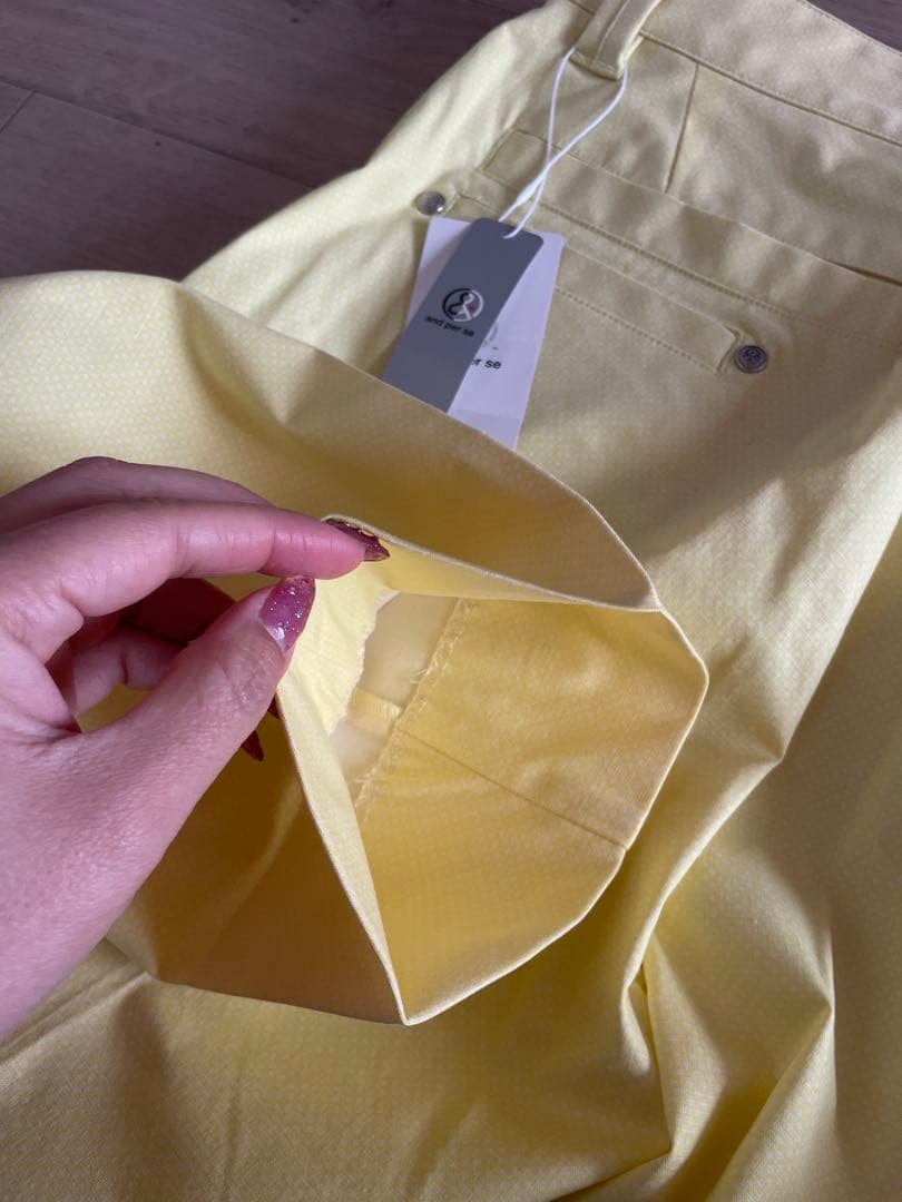 新品　and per se ゴルフパンツ