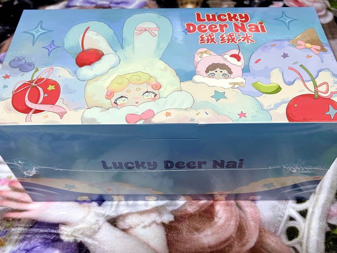 Lucky deer nai ラッキー ディアナイ アイス おやすみ兎 ふわもこ