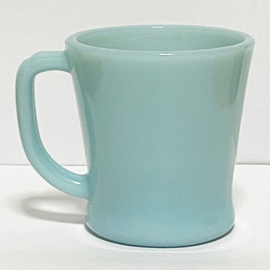 fire king D ハンドル マグ ターコイズブルー １点　＃004