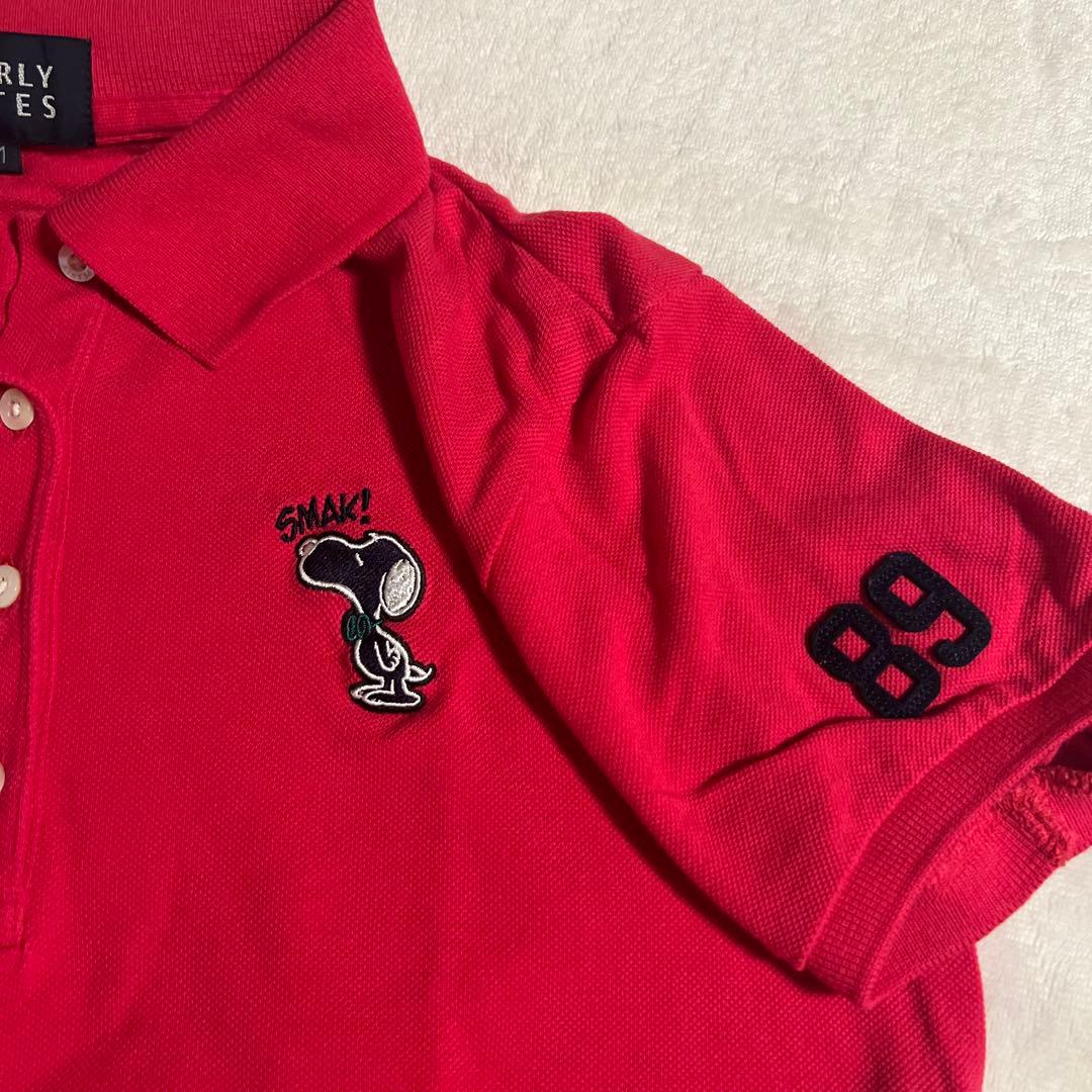 【パーリゲイツ/スヌーピー】ポロシャツとパンツセット