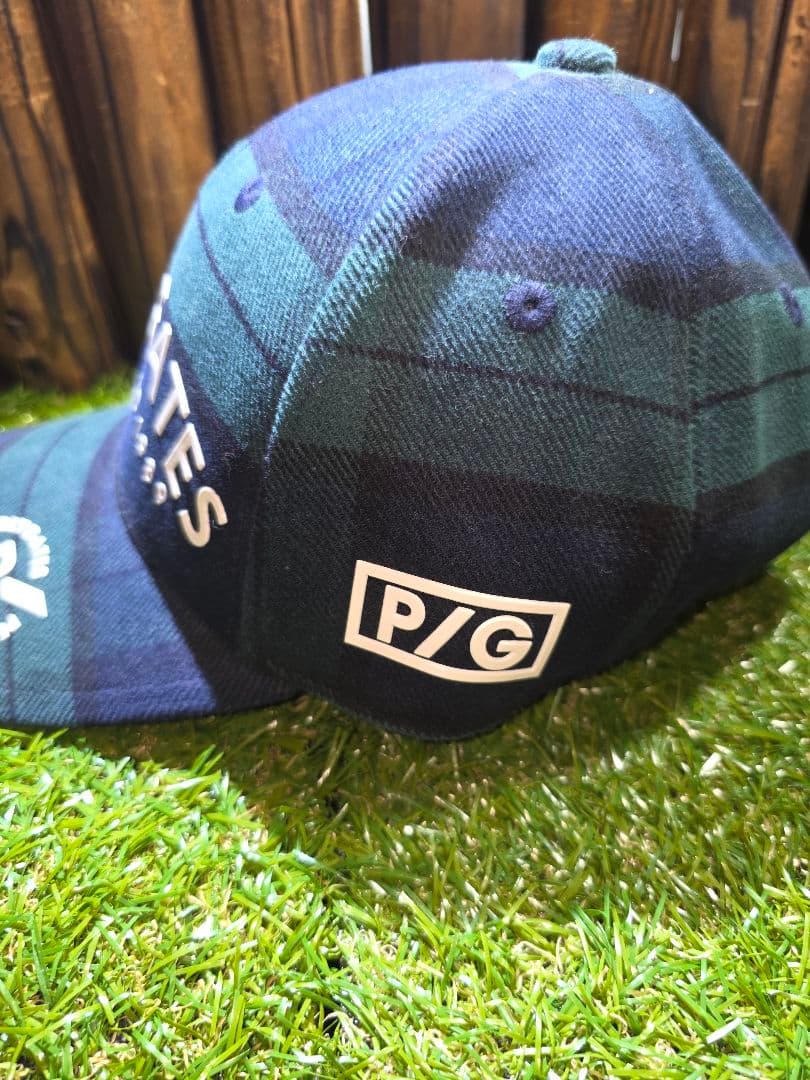 PEARLY GATES 秋冬 チェック柄 パンツ&帽子 セット Size 4