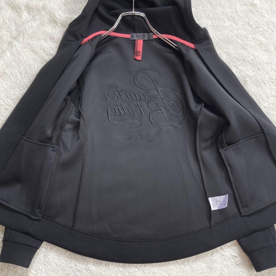 極美品・近年モデル✨G/FORE　ゴルフウェア　ジップアップパーカー　ロゴ　S位