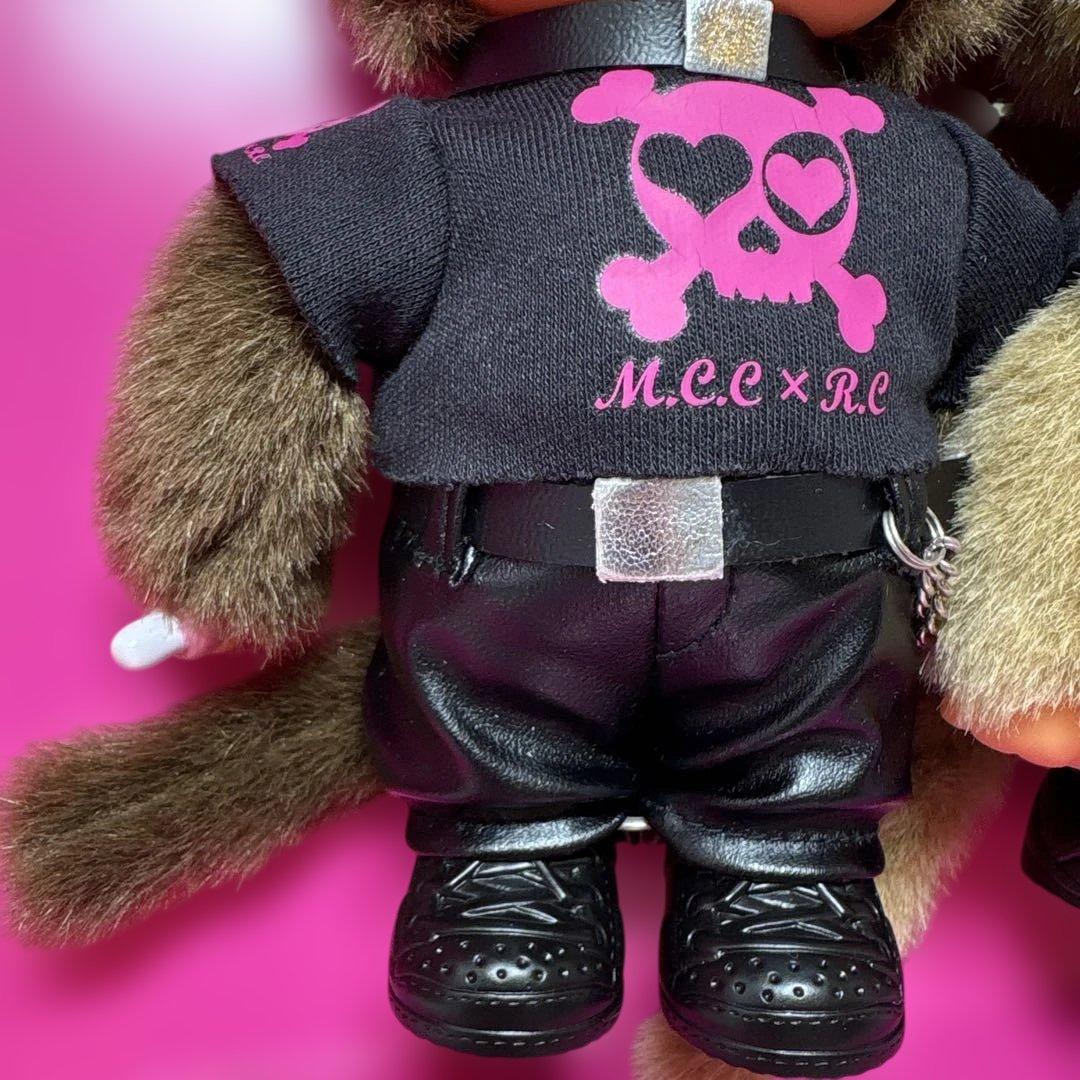 新品 ラブリーパンク モンチッチ ペア monchhichi 582