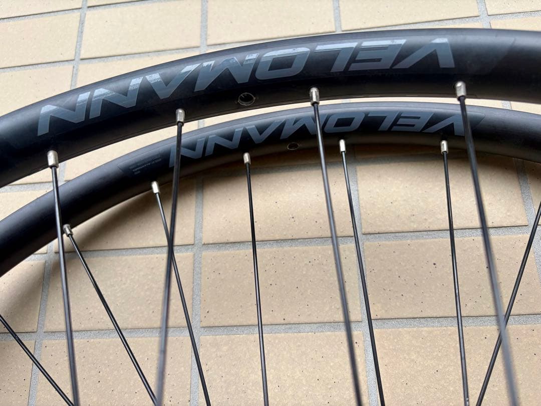 完成車外し29インチMTBホイール前後 シマノHG CenterLock QR