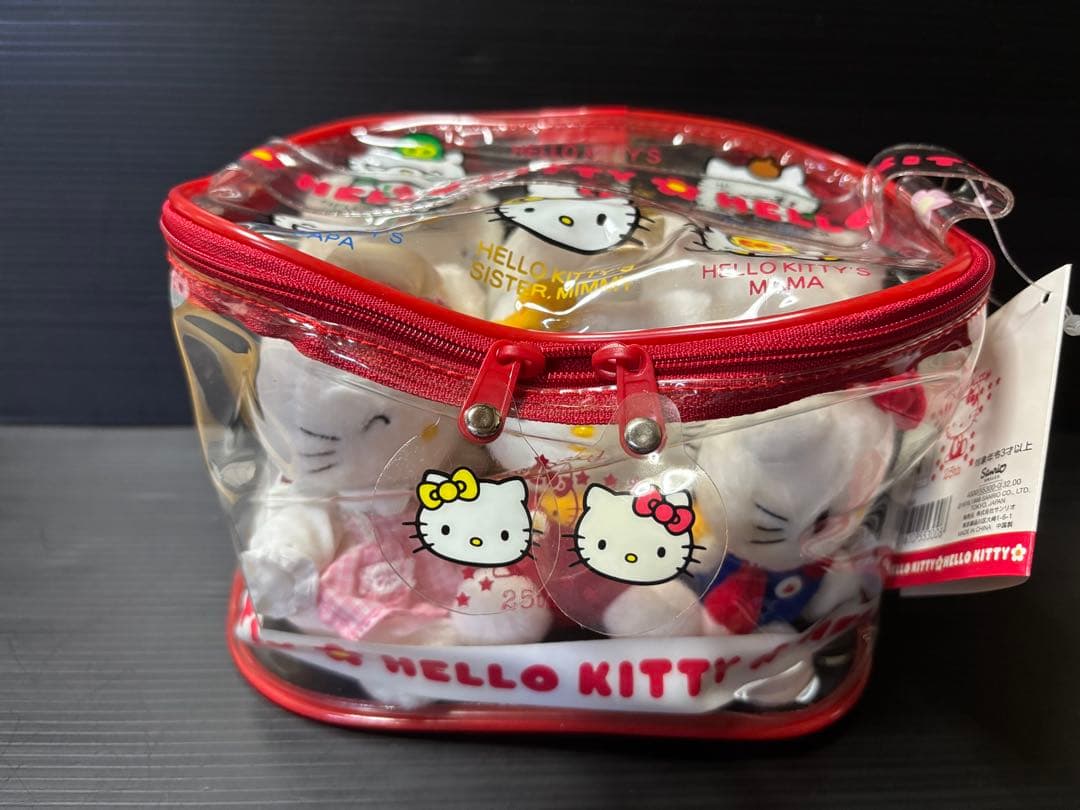 ハローキティ25周年 キティズファミリー　ぬいぐるみ　1999 レトロ　希少