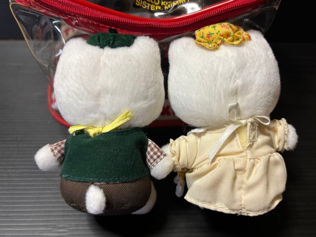 ハローキティ25周年 キティズファミリー　ぬいぐるみ　1999 レトロ　希少