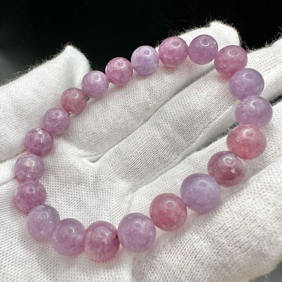 キラキラな輝き！！　マルチカラーレピドライト　ブレスレット④