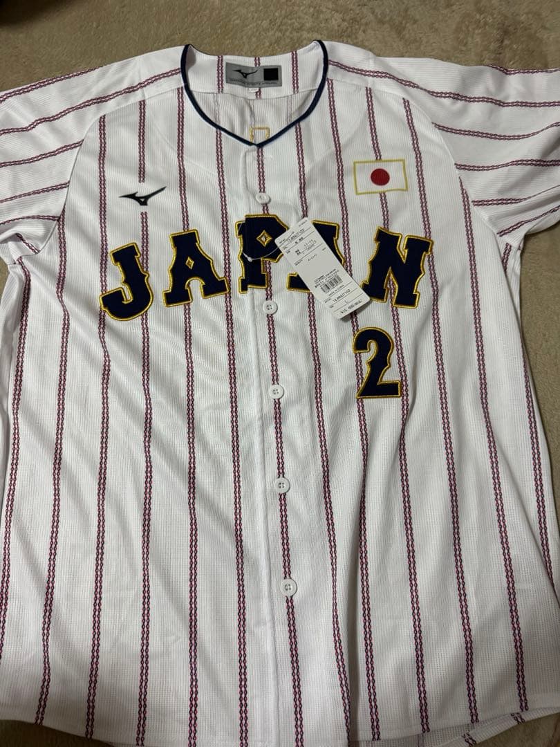 侍ジャパン　横浜DeNAベイスターズ　牧秀悟選手直筆サインユニフォームLサイズ