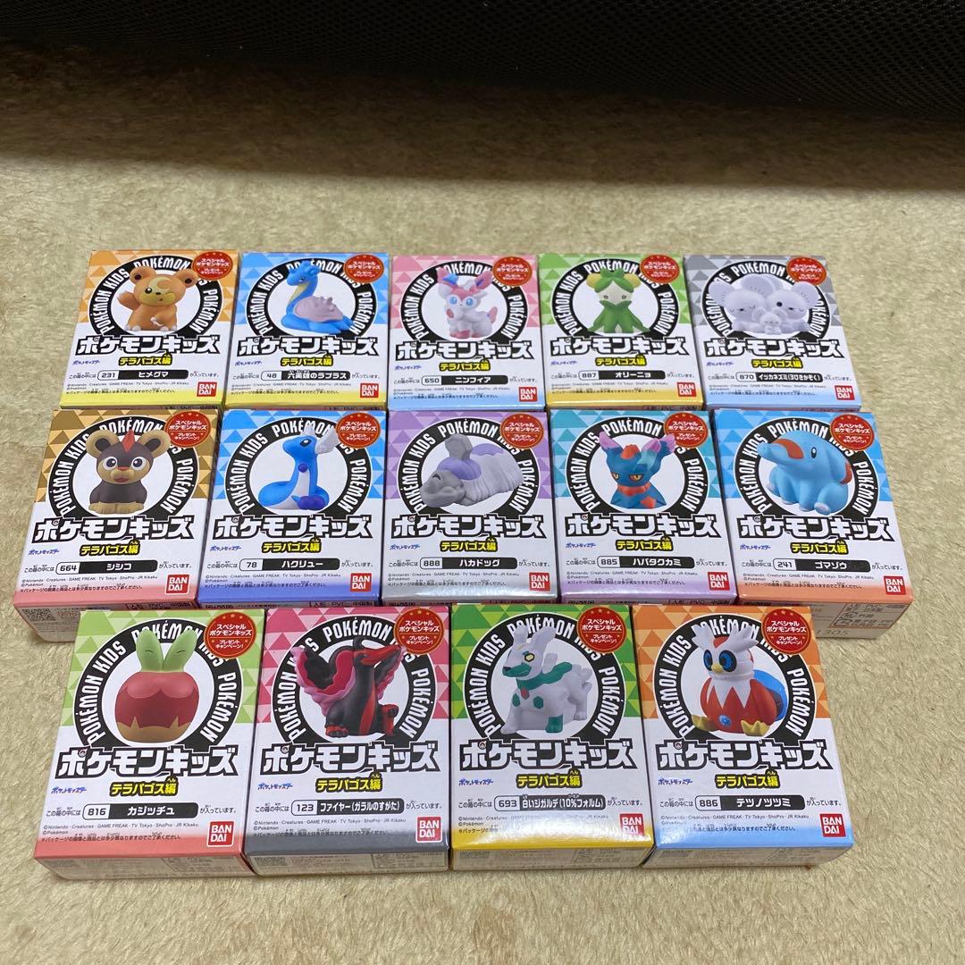 ポケモンキッズ　テラパゴス編　全14種類セット　新品　テラパゴスのみなし