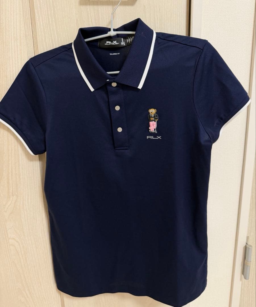 （RLX）テーラード フィット Polo ベア ポロシャツ （410ネイビー）