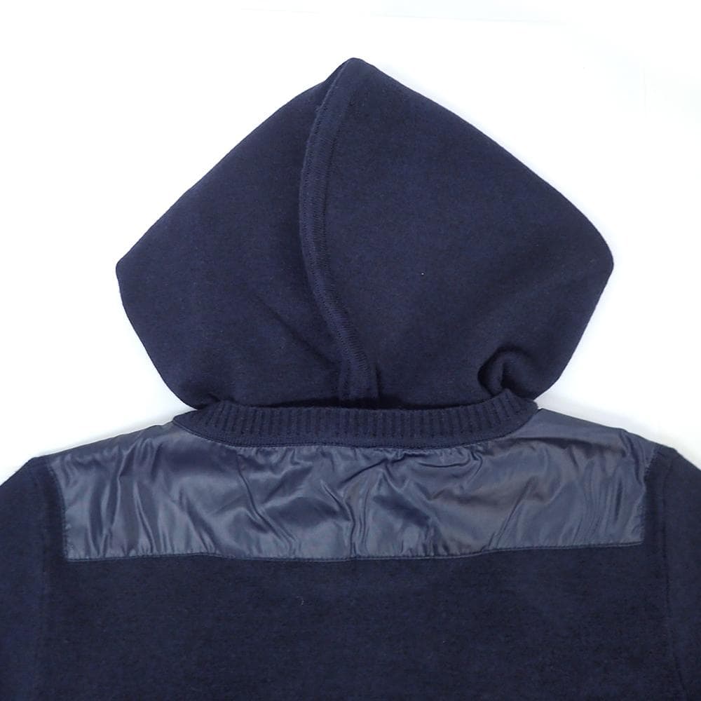 ★791 未使用ランバンスポール ニットパーカー 40 M ネイビー