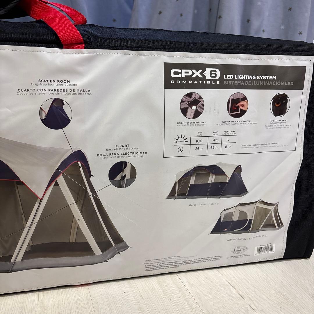 【未使用】Coleman Elite Weathermaster 6人用2ルーム
