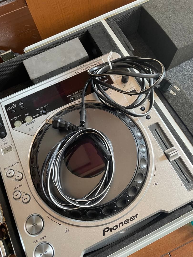 Pioneer パイオニアCDJ-800MK2 2台セット 専用ハードケース付き