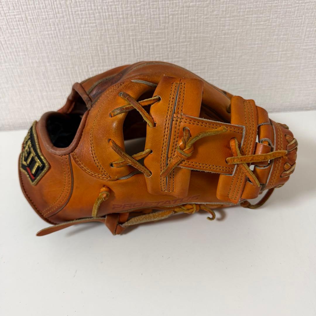 ZETT 硬式グラブ プロステイタス 二塁手・遊撃手用 サイズ:2