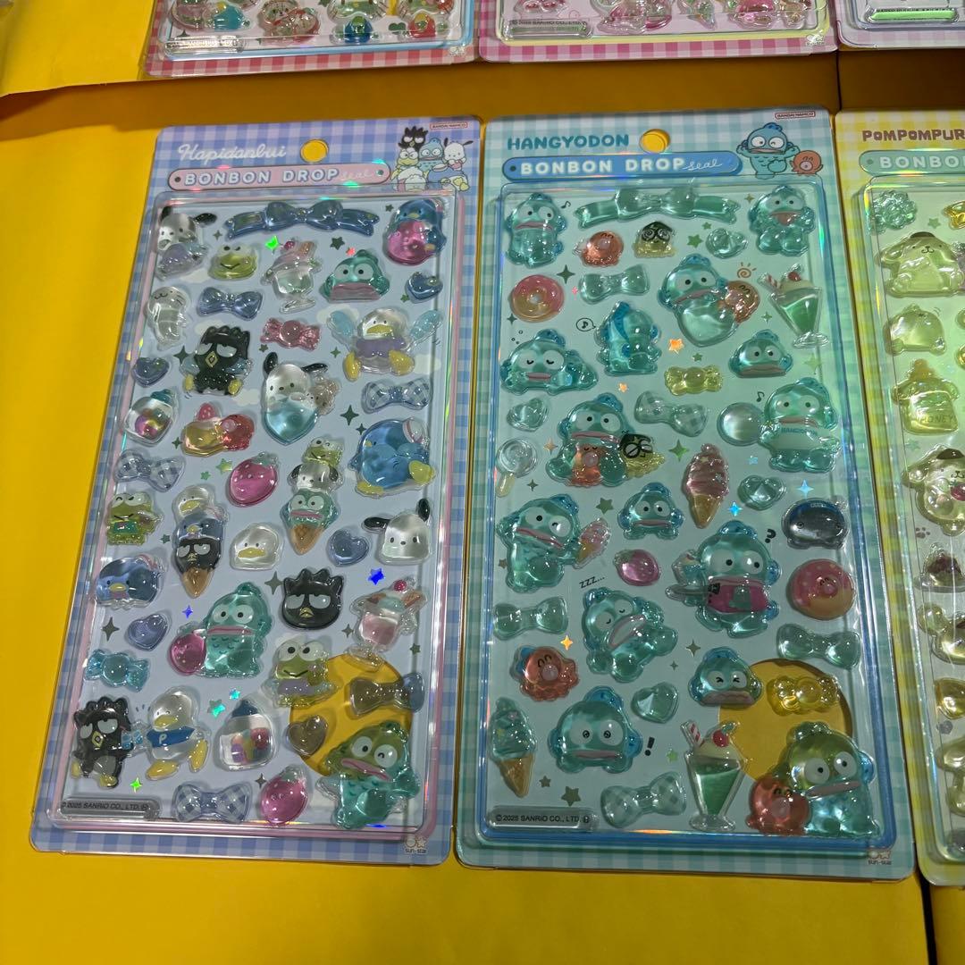 【正規品】ボンボンドロップシール　大　サンリオ　8枚セット