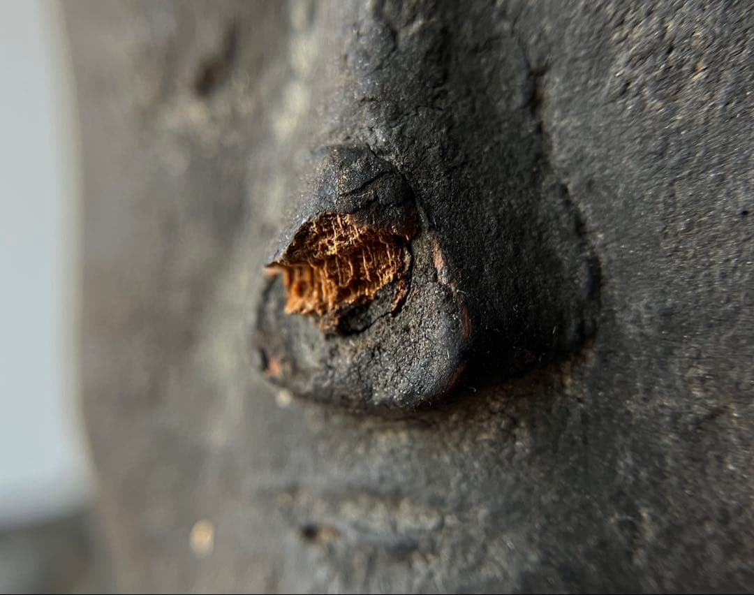 【いい顔、です、、黎明期の恵比寿像】室町骨董七福神アンティーク仏像美術彫刻民藝